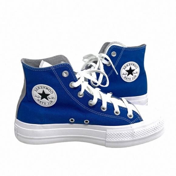 Converse Ctas Lift Platform Shoes Hi Canvas Black 171209C-WBGW Custom Women Gray - Picture 7 of 11